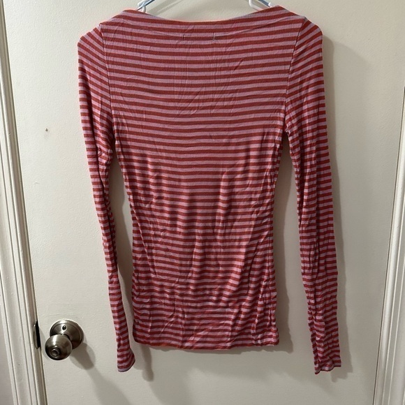 Anthropologie Pure Good Red Blue Striped Soft Tshirt XS
Condition 9/10 no flaws - Picture 4 of 5
